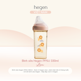  Bình sữa Hegen PPSU Hoạ Tiết - Pink 