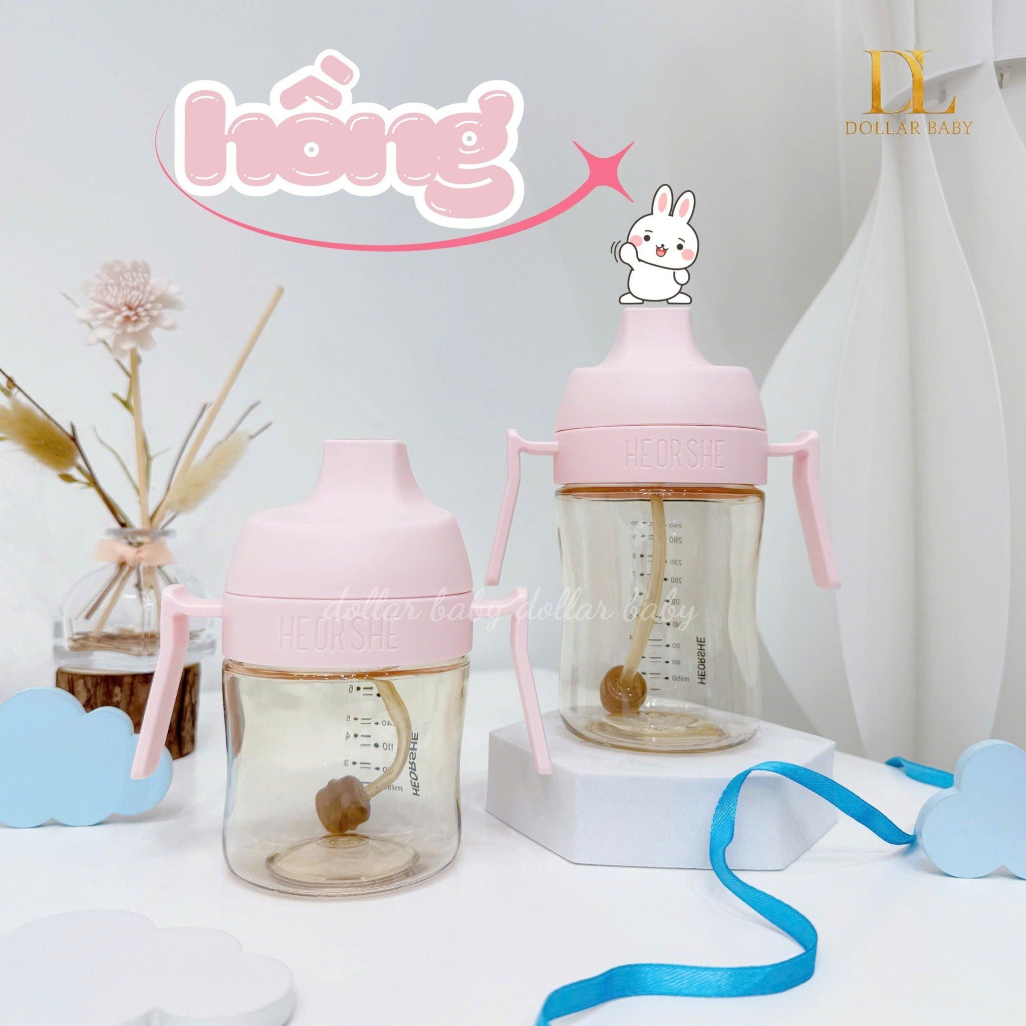 HEORSHE - Bình Tập Uống Nước Chuẩn Nha Khoa 