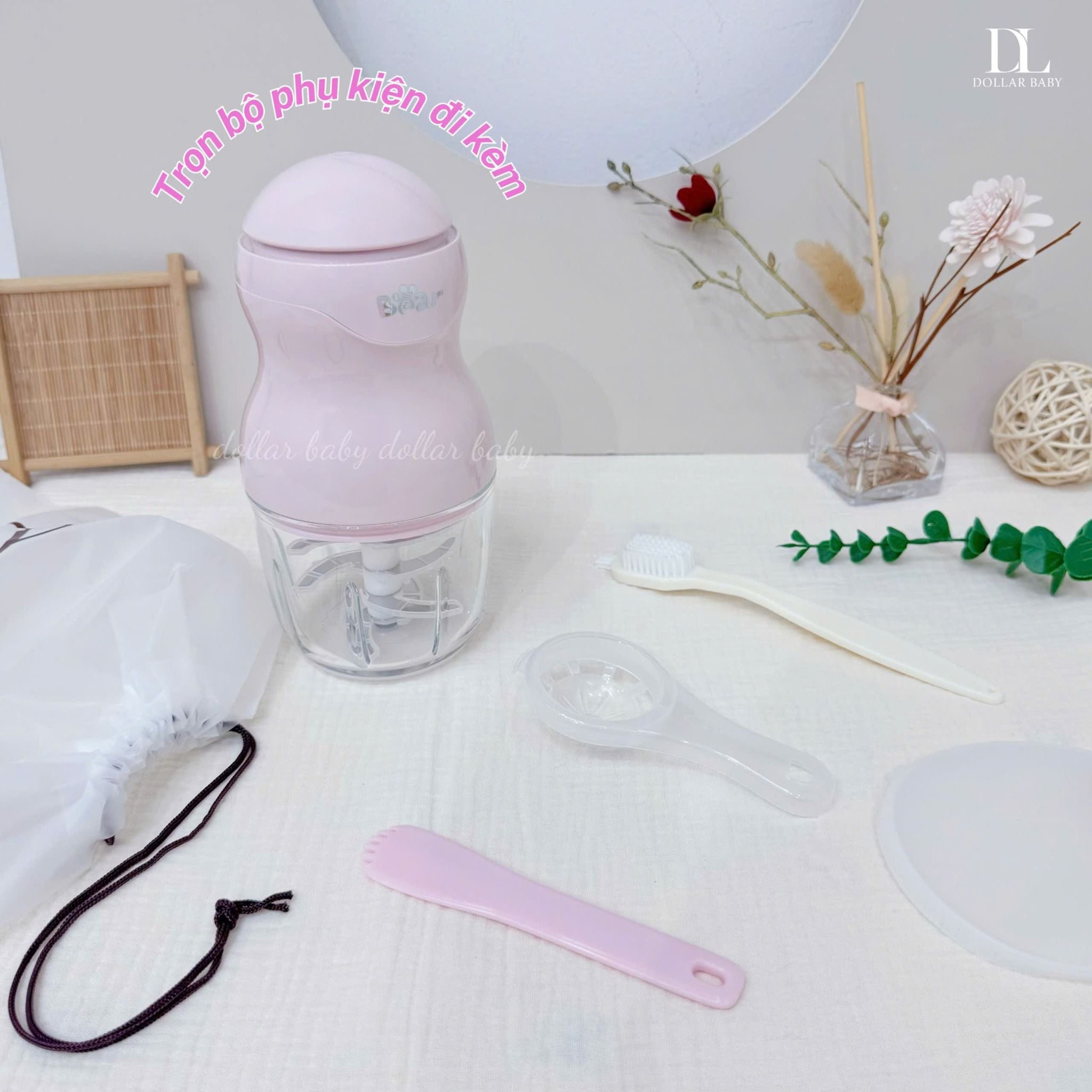  Máy xay ăn dặm Bear 0.3L (8 lưỡi) -  GR-B03V8 