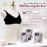  Shapee - Áo Lót Bầu & Cho Con Bú iNVI Không Gọng, Trơn Mát - INVI Nursing Air Bra 