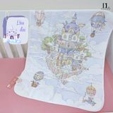  Thảm Nằm Chống Thấm 4 Lớp Classic Puure Cotton Bubble Tree - 70x90cm 