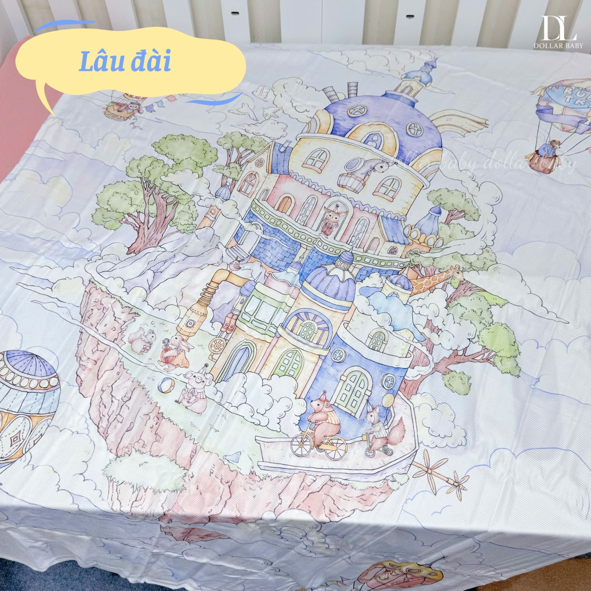  Chăn Lụa Băng Bubble Tree ( 110 x 140cm ) 