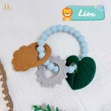  LouLou Lollipop - Vòng 3 Gặm Nướu Silicone Cho Bé 