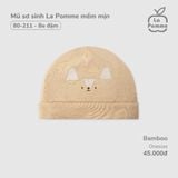  LA POMME - Mũ sơ sinh mềm mịn 