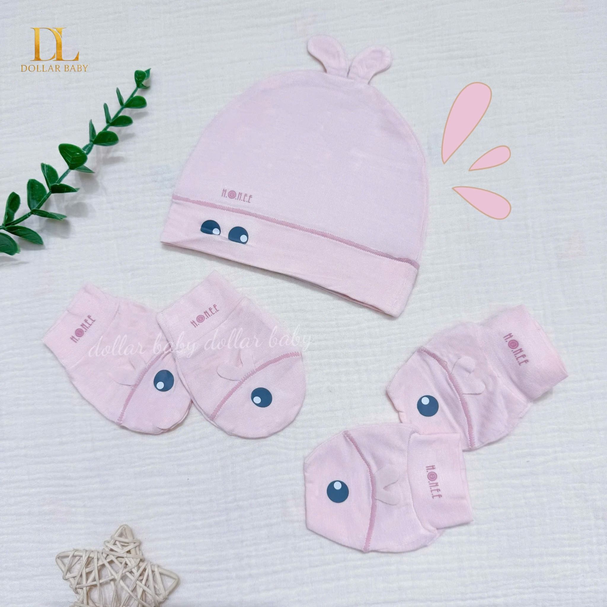  HRNEE - Set pk mũ bao tay chân Nemoo 