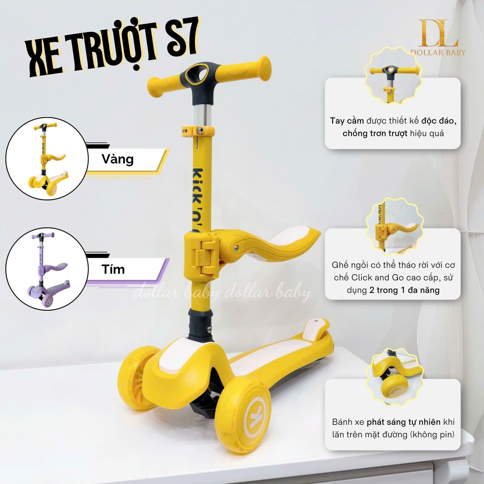  Xe Trượt S7 2 Trong 1 