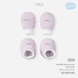  NOUS - Set BTBC Màu Tím Nhạt Phối Trắng 