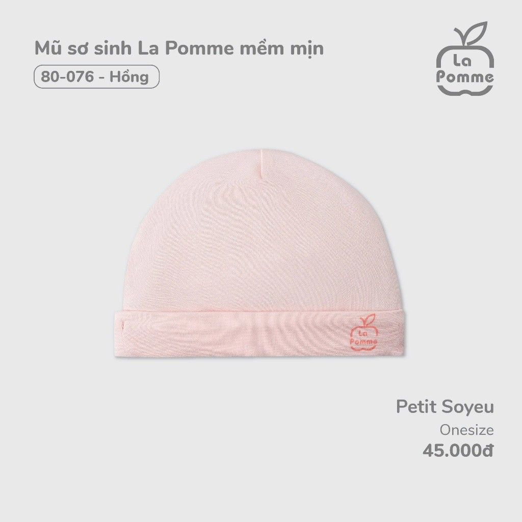  LA POMME - Mũ sơ sinh mềm mịn 