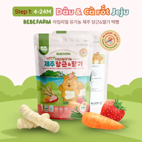 Bánh Ăn Dặm Bebefarm Hữu Cơ Organic 100% 