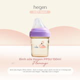  Bình sữa Hegen PPSU Hoạ Tiết - Purple 