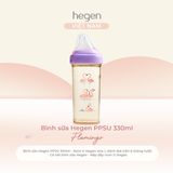  Bình sữa Hegen PPSU Hoạ Tiết - Purple 