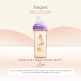  Bình sữa Hegen PPSU Hoạ Tiết - Purple 