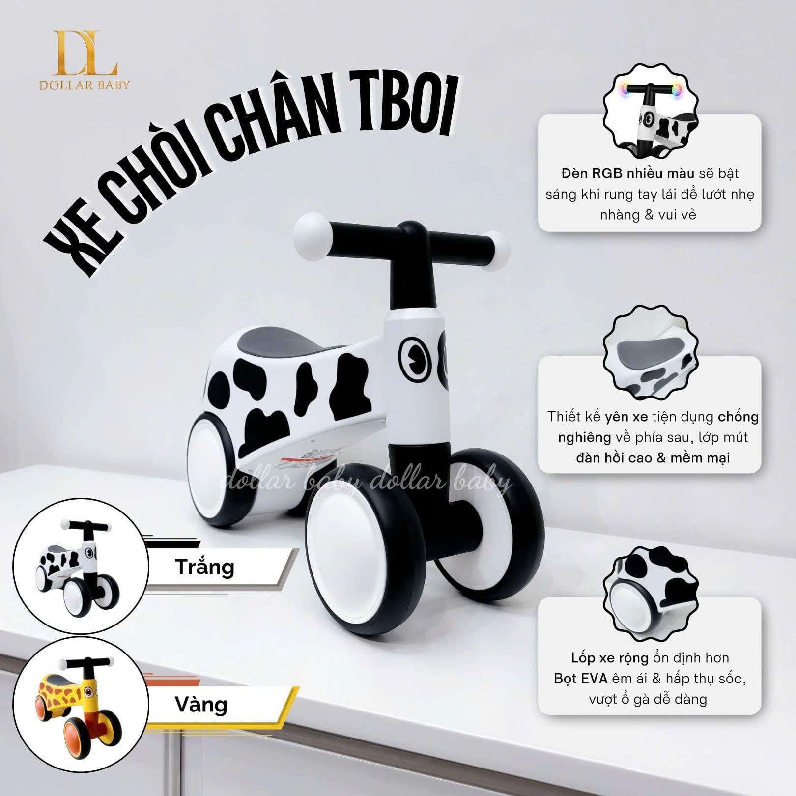  Kick 'n' roll - Xe Chòi Chân 3 bánh TB01 