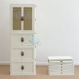  Tủ Nhựa 4 Tầng Gấp Gọn Holla - 09215 