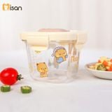  Set 3 hộp thủy tinh trữ đồ ăn dặm Misan 230ml 