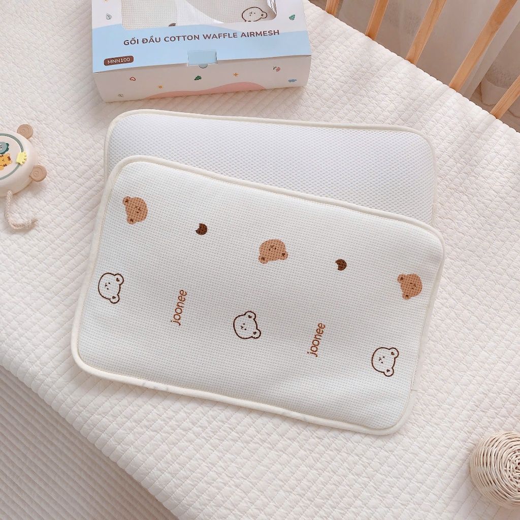  Gối Đầu Thêu Airmesh Cotton Monona 