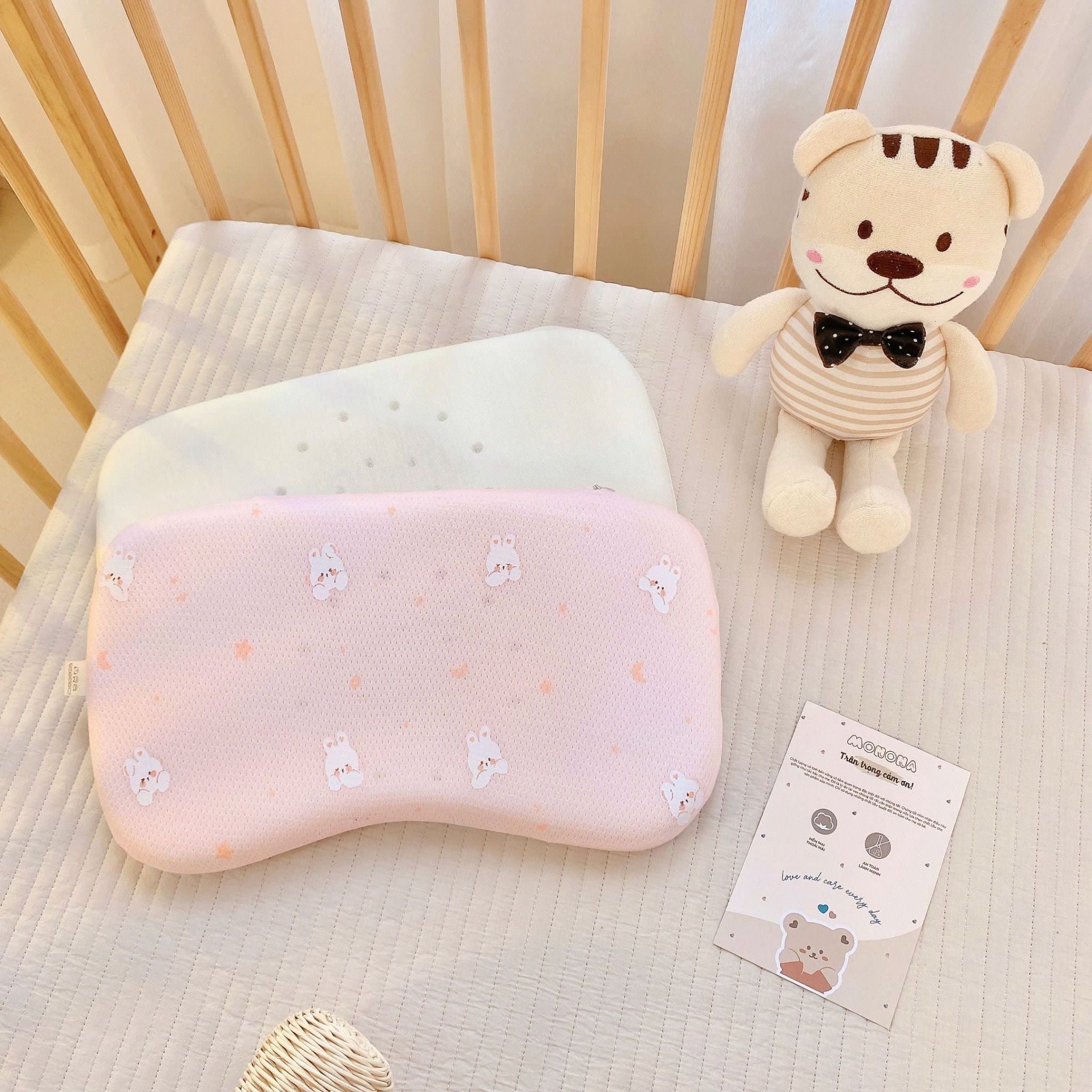  Gối cao Su Chữ Nhật Lõm Đầu SS Monona - MNN044 