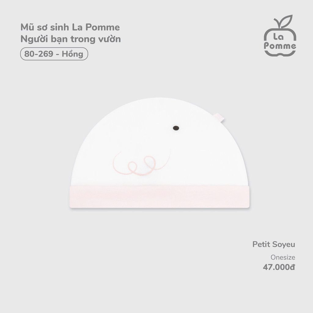  LA POMME - Mũ sơ sinh người bạn trong vườn 