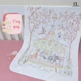  Thảm Nằm Chống Thấm 4 Lớp Classic Puure Cotton Bubble Tree - 70x90cm 