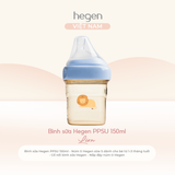  Bình sữa Hegen PPSU Hoạ Tiết - Blue 
