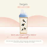  Bình sữa Hegen PPSU Hoạ Tiết - Blue 