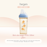  Bình sữa Hegen PPSU Hoạ Tiết - Blue 