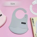  HEORSHE - Yếm Ăn Dặm Silicone 
