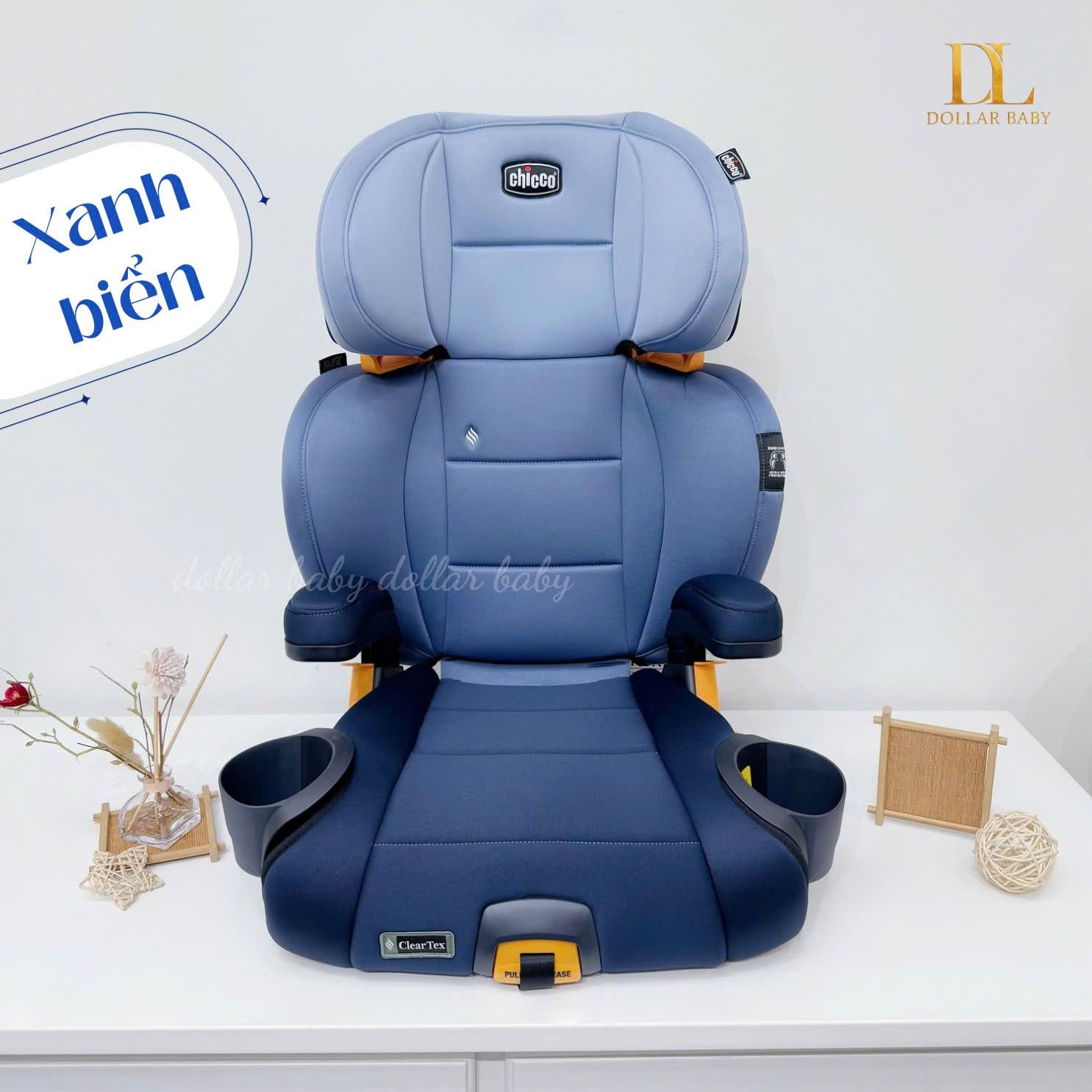  Ghế ô tô Chicco KidFit Plus 2 trong 1 ISOFIX ClearTex 