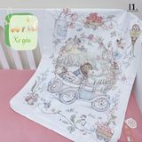  Thảm Nằm Chống Thấm 4 Lớp Classic Puure Cotton Bubble Tree - 70x90cm 