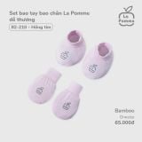  LA POMME - Set bao tay bao chân sơ sinh dễ thương 