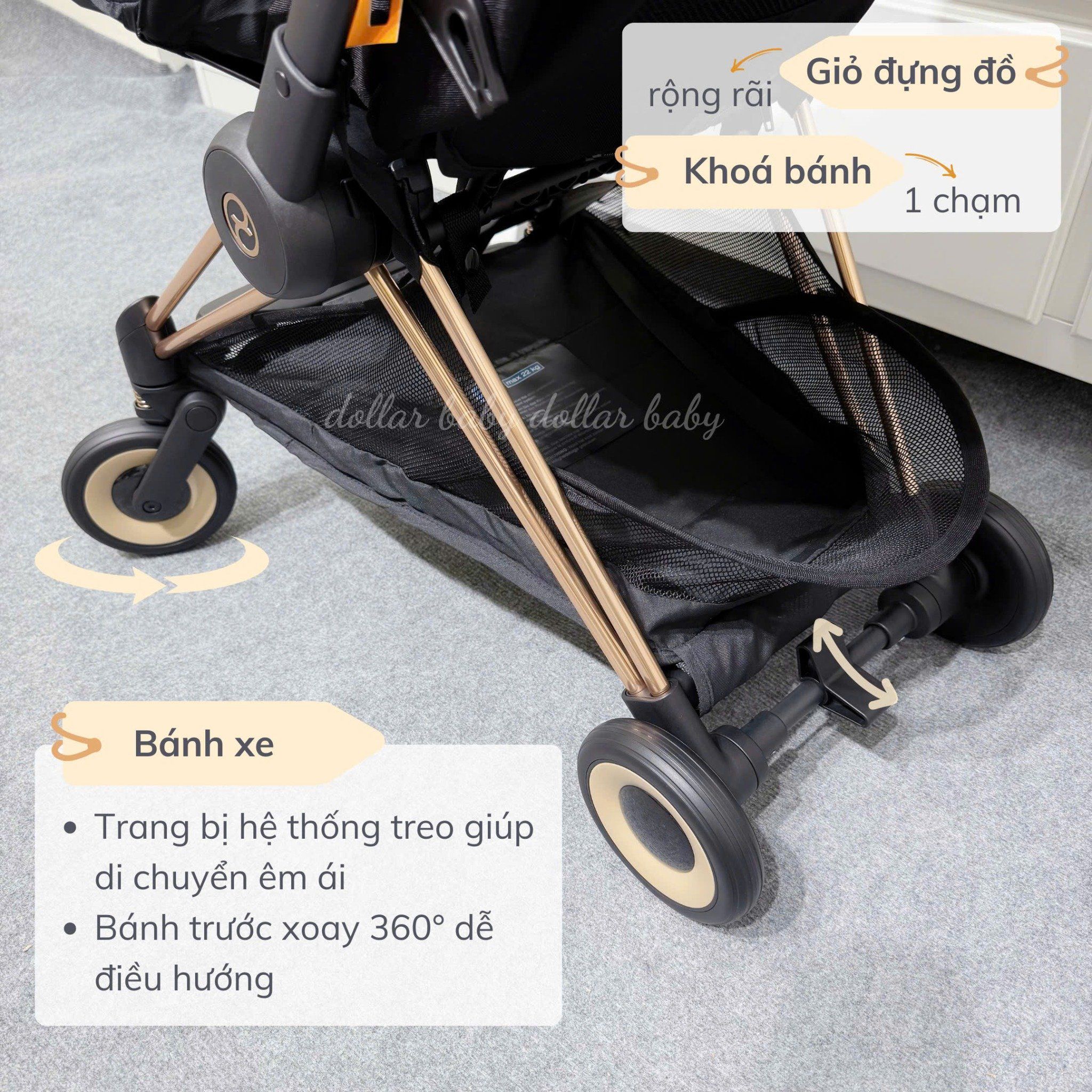  Xe đẩy Cybex Platinum Coya Platinum 
