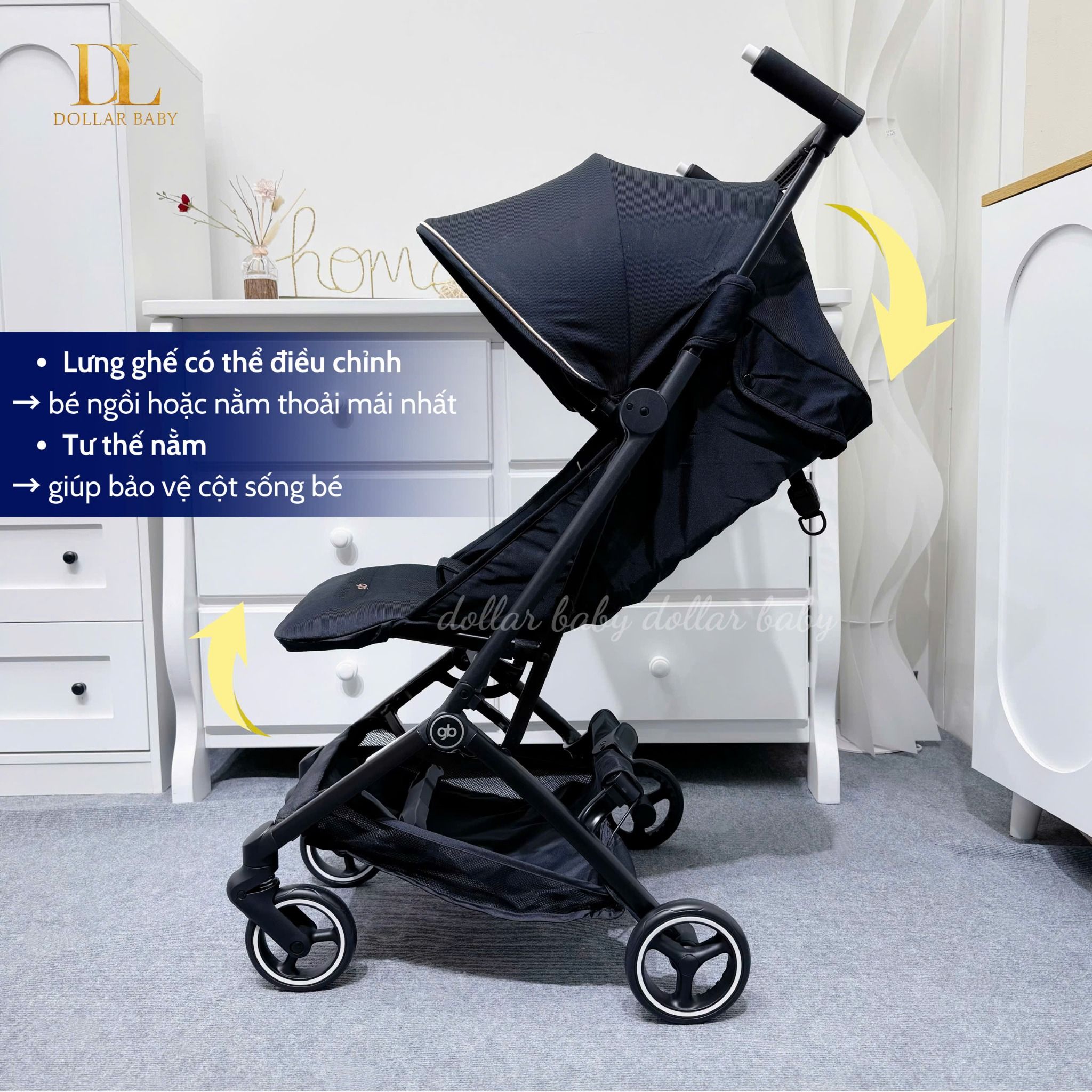 Xe đẩy gấp gọn GB Pockit All City