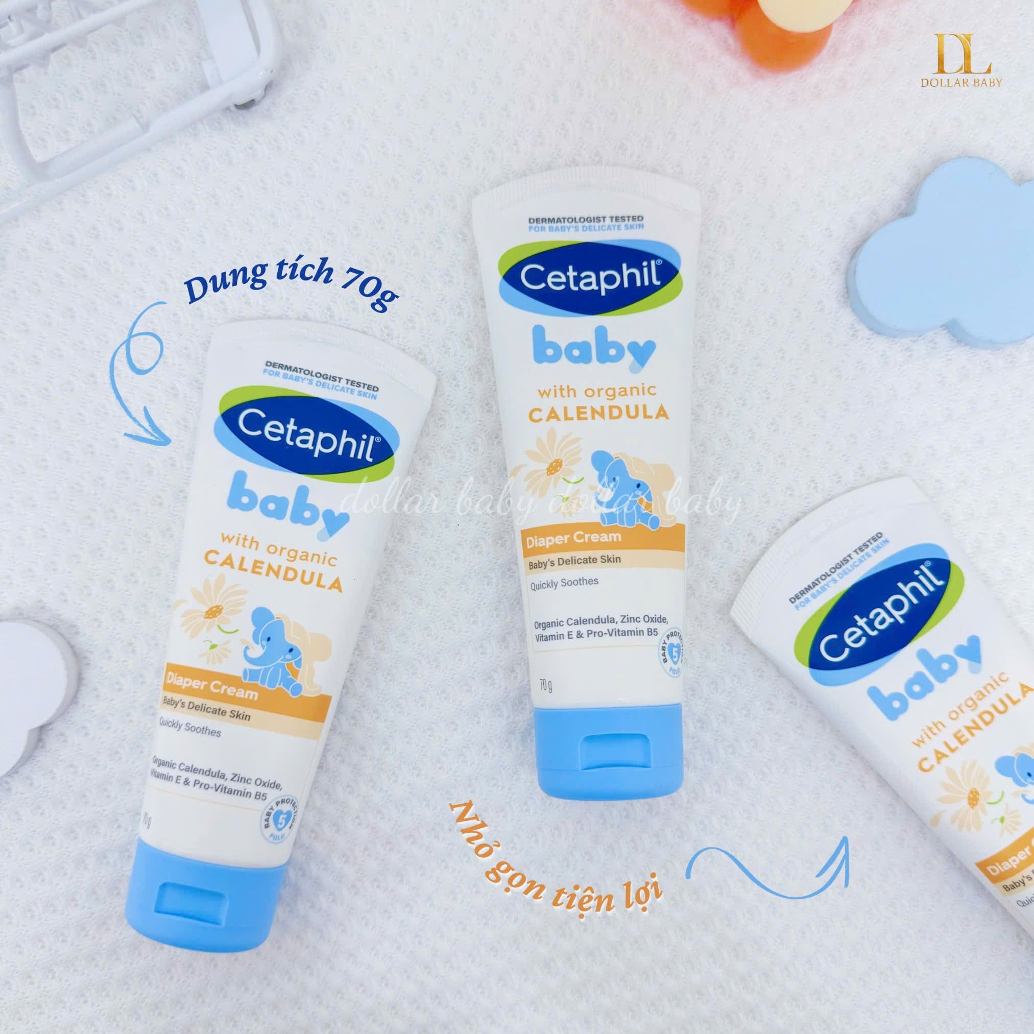  Kem Làm Dịu & Phòng Ngừa Hăm Tã - CETAPHIL BABY DIAPER CREAM Với Hoa Cúc Hữu Cơ 