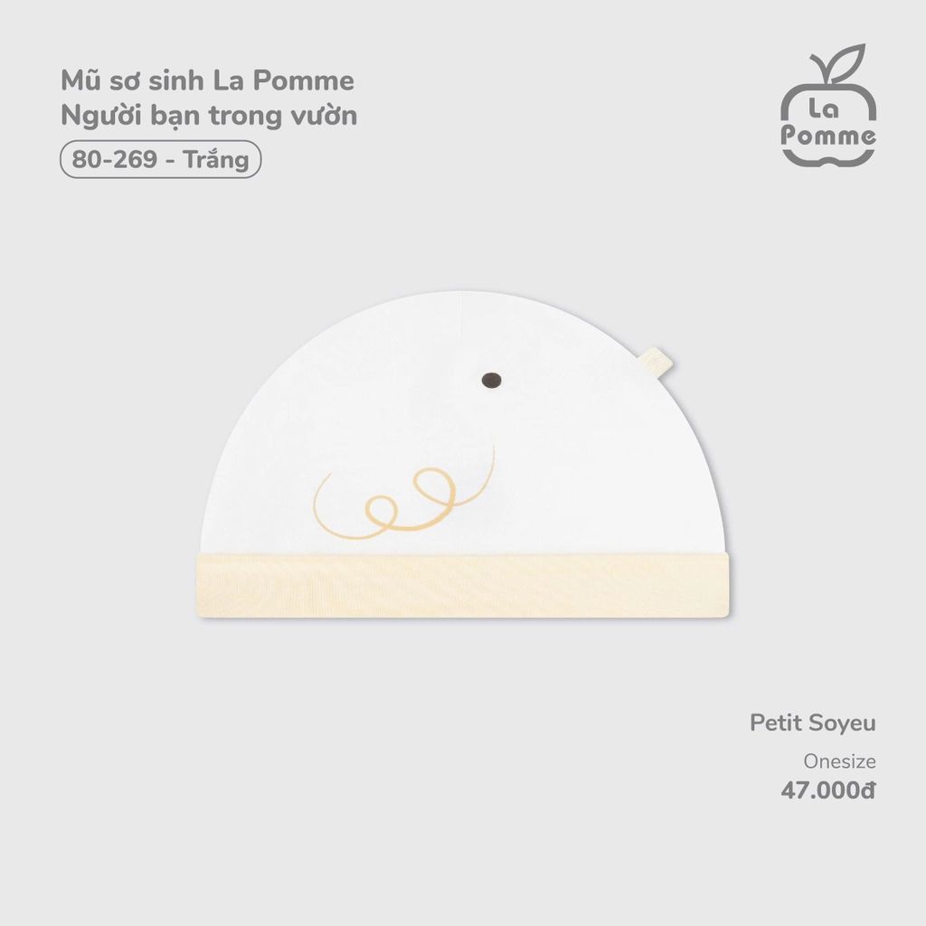  LA POMME - Mũ sơ sinh người bạn trong vườn 