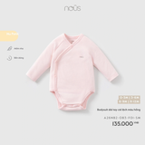  NOUS - Bodysuit dài tay cài lệch 0m 