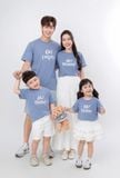  Áo Thun Xanh Oh PAPA - MAMA - BABE 