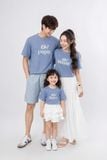  Áo Thun Xanh Oh PAPA - MAMA - BABE 