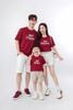  Áo Thun Đỏ Oh PAPA - MAMA - BABY 