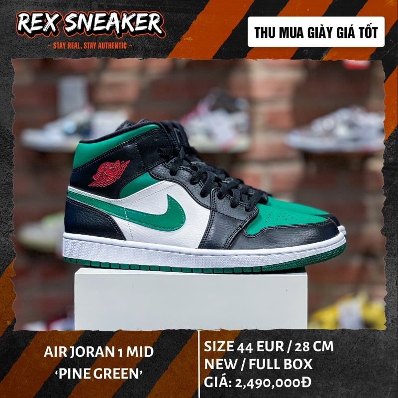 air jordan 1 mid green