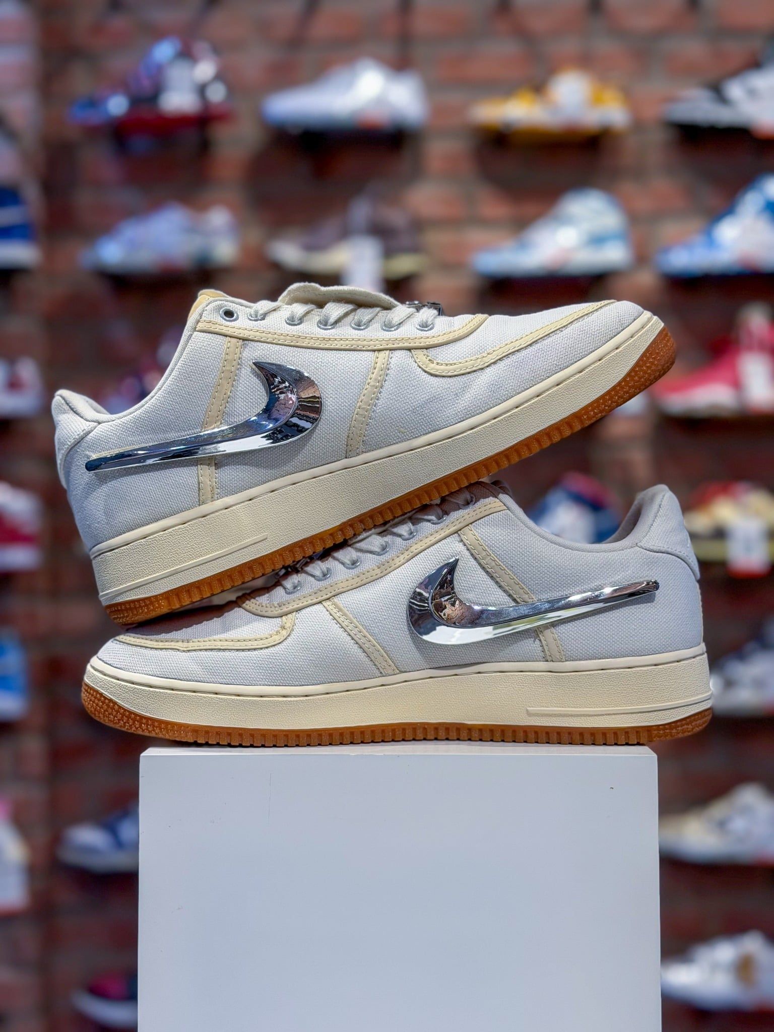 Travis Scott × Nike Air Force 1 Low Sail – Rex Sneaker