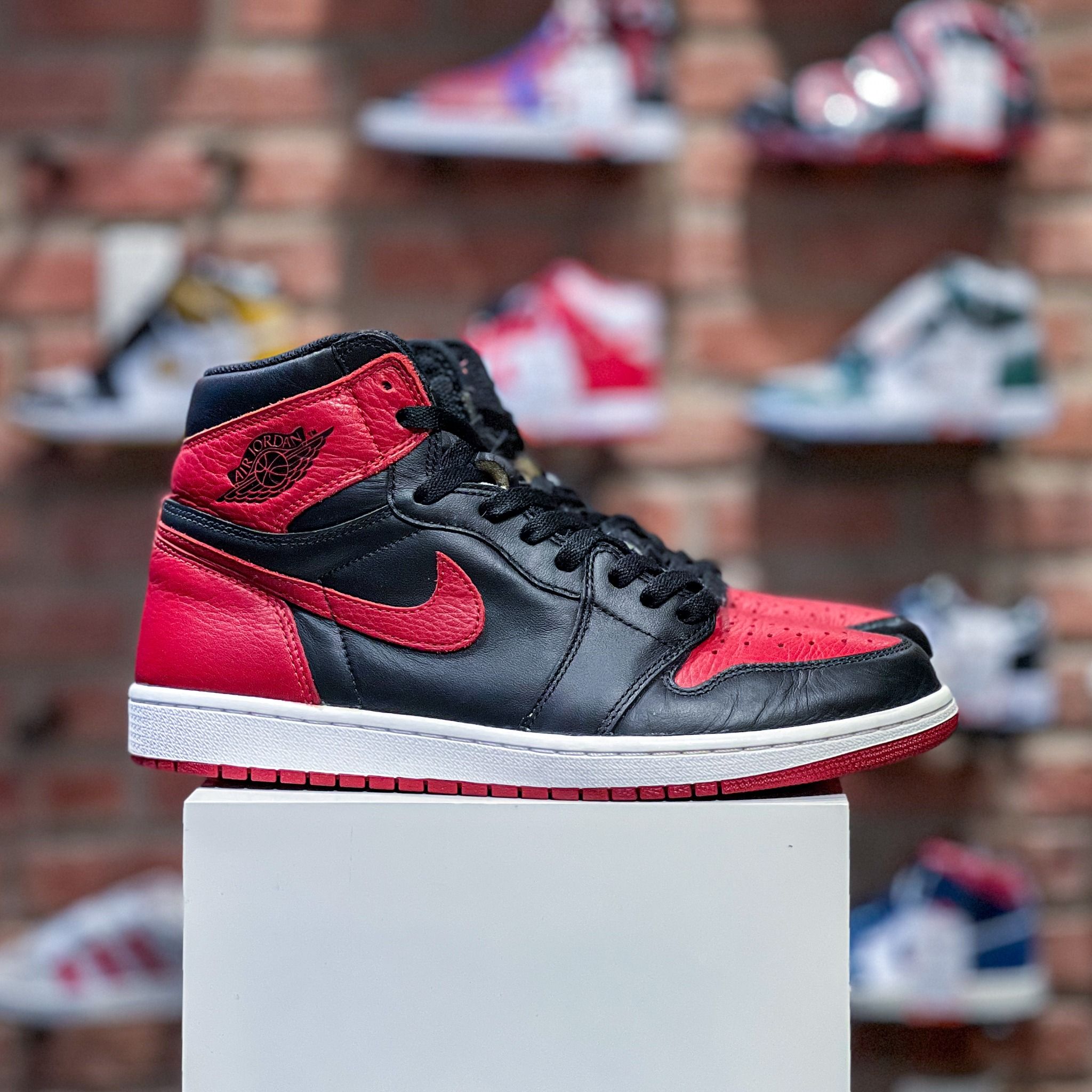 NIKE ナイキ 16年製 AIR JORDAN 1 RETRO HIGH OG BANNED BRED エア 