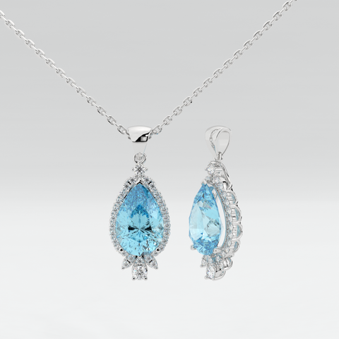 ACCENTED GEMSTONE PENDANT - MGWG2530