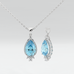 ACCENTED GEMSTONE PENDANT - MGWG2530