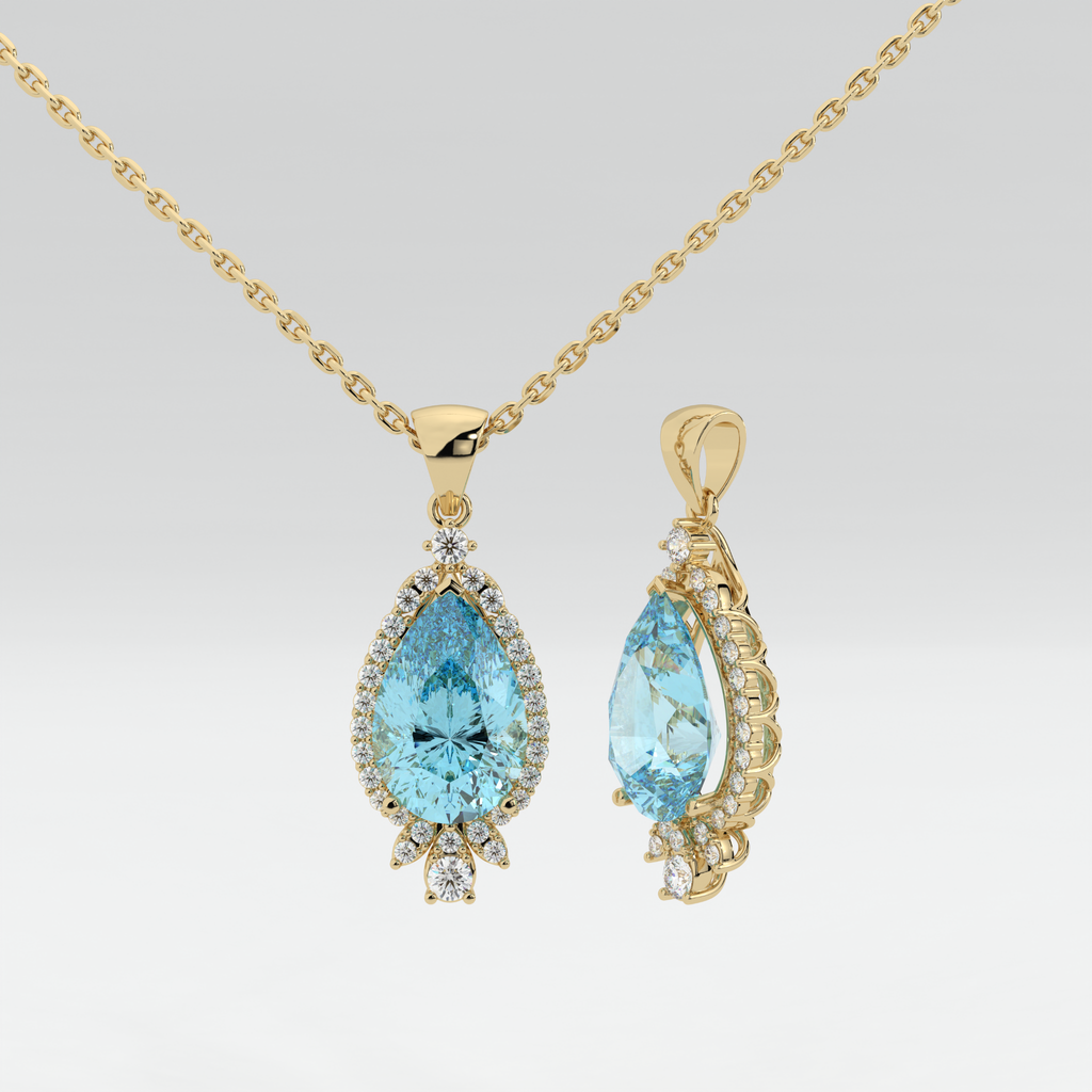 ACCENTED GEMSTONE PENDANT - MGWG2530