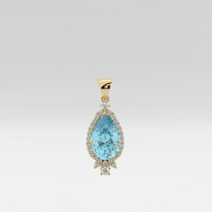 ACCENTED GEMSTONE PENDANT - MGWG2530