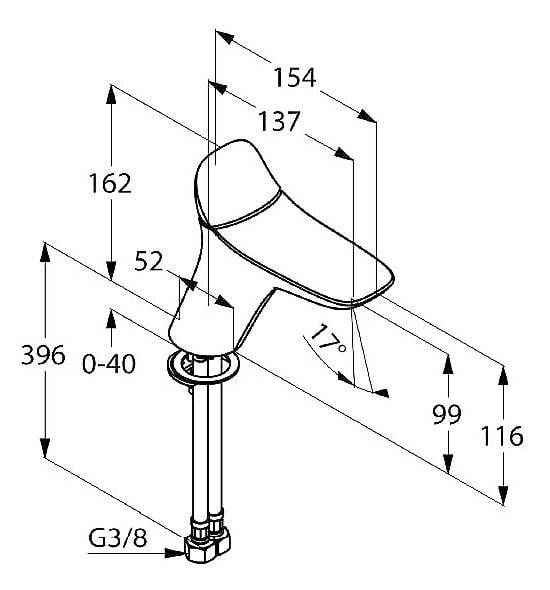 Vòi chậu nóng lạnh 530260575