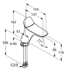 Vòi chậu nóng lạnh 530260575