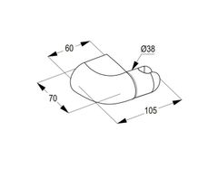Giá treo sen tắm RAK22030