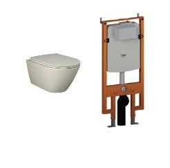 Bộ sản phẩm Bàn cầu treo tường và két nước âm tường RST23505A - NEOFS04RAK8C