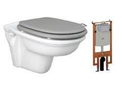Bàn cầu treo tường cổ điển RAK-WASHINGTON WT20AWHA+NEOFS04RAK8C